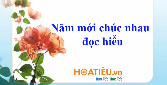 Năm mới chúc nhau đọc hiểu