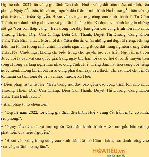 Kể lại ấn tượng của bạn về một vùng đất mà bạn đã đi qua