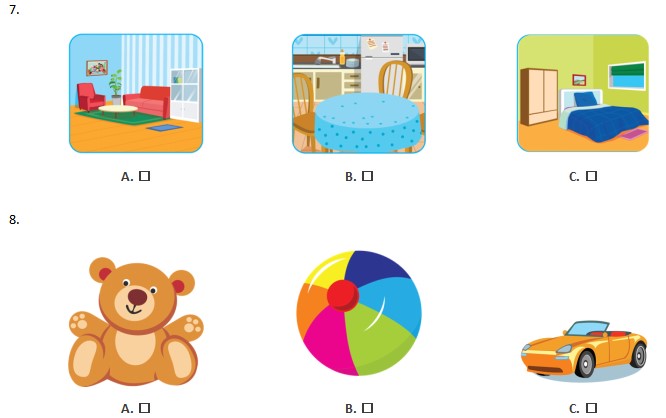 Đề thi học kì 2 Tiếng Anh 1 I-learn Smart Start