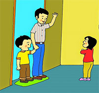 Giáo án kỹ năng sống mầm non: Lịch sự khi khách đến nhà