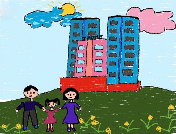 Vẽ ngôi nhà mơ ước của em