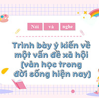 PowerPoint Ngữ Văn 8 Bài 8: Trình bày ý kiến về một vấn đề xã hội