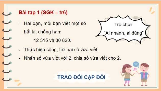 Giáo án điện tử Toán 4 Cánh Diều Kì 1