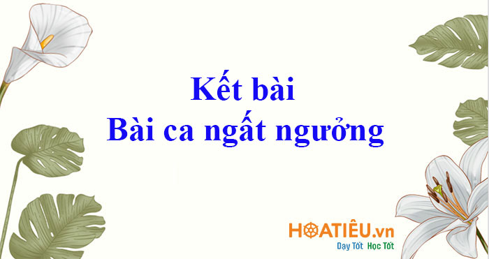 Kết bài Bài ca ngất ngưởng
