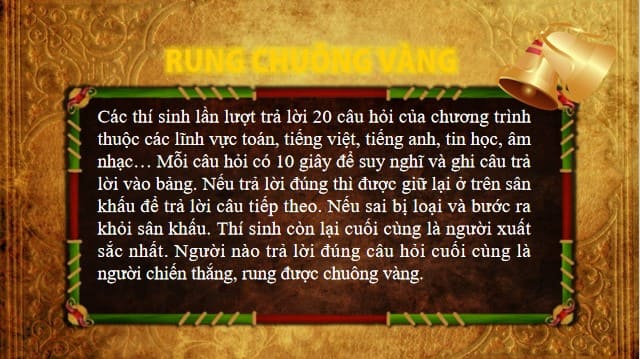 Powerpoint rung chuông vàng lớp 4