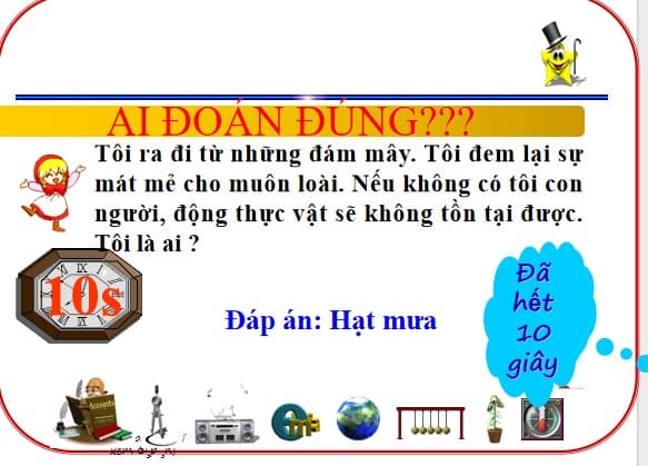 Trò chơi rung chuông vàng lớp 4
