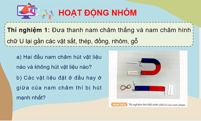Khoa học tự nhiên 7 Bài 18 Nam châm