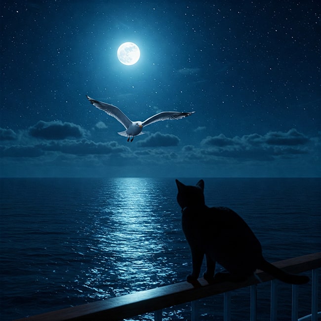 Viết đoạn văn tóm tắt truyện ngắn Con mèo dạy hải âu bay