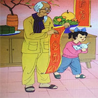 Giáo án mầm non: Bài thơ Tết đang vào nhà