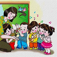 Giáo án mầm non: Bài thơ Bạn mới