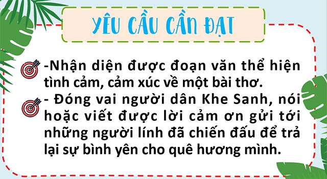 PowerPoint Đoạn văn thể hiện tình cảm, cảm xúc về một bài thơ