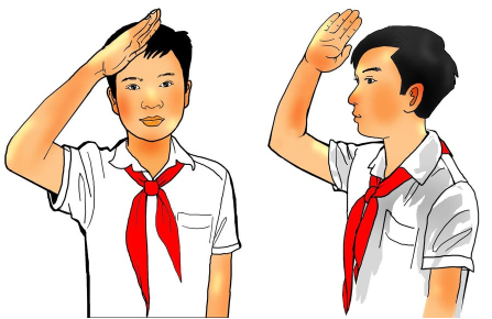 Chào cờ bằng tay nào? Chào cờ bằng tay trái hay phải?