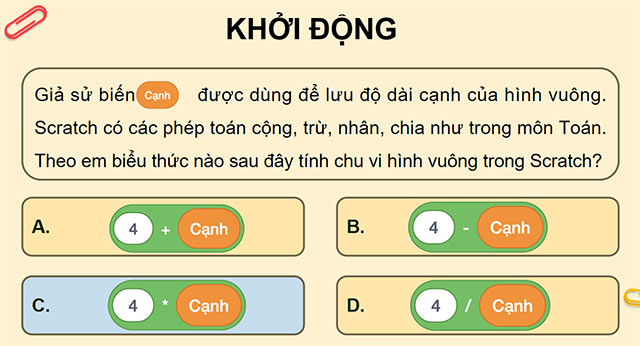 PowerPoint Sử dụng biểu thức trong chương trình