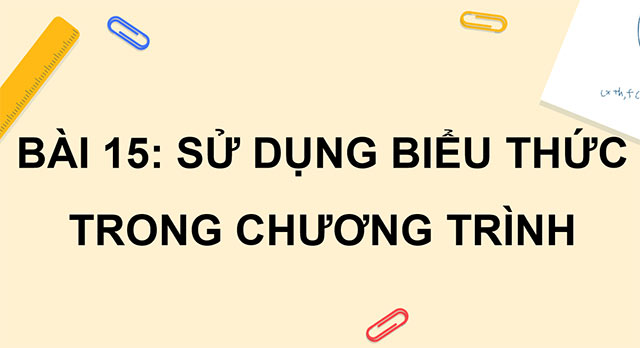 PowerPoint Sử dụng biểu thức trong chương trình
