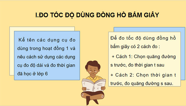 Giáo án PowerPoint KHTN 7 Bài 9: Đo tốc độ