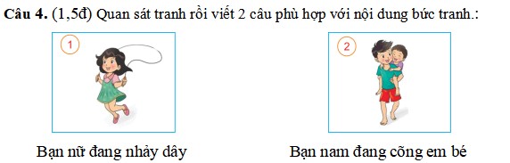 Đề thi học kì 2 lớp 1 môn Tiếng Việt Kết nối tri thức
