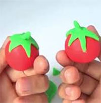 Giáo án mầm non: Nặn quả cà chua