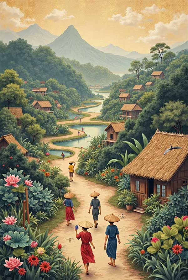 Mẫu tóm tắt bài Chân quê của Nguyễn Bính