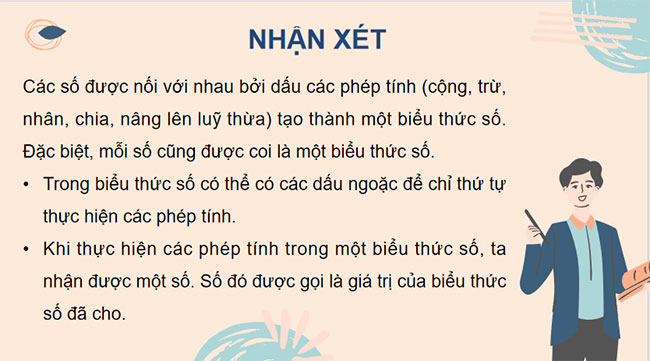 Biểu thức số Biểu thức đại số