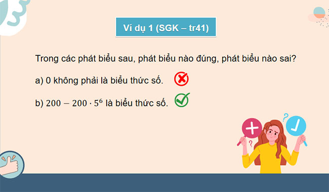 Biểu thức số Biểu thức đại số