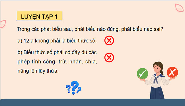 Biểu thức số Biểu thức đại số