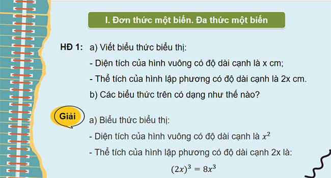  Đa thức một biến Nghiệm của đa thức một biến 