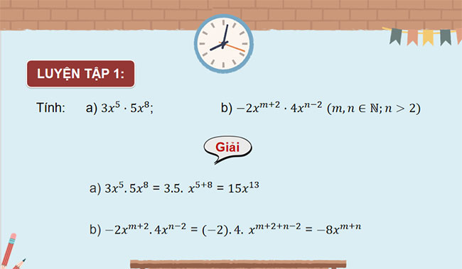  Phép nhân đa thức một biến