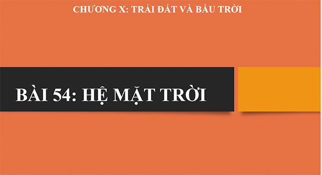 PowerPoint Khoa học tự nhiên 6 Hệ Mặt Trời
