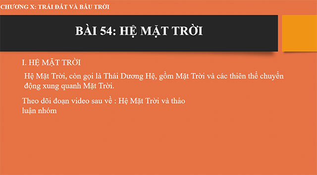 PowerPoint Khoa học tự nhiên 6 Hệ Mặt Trời