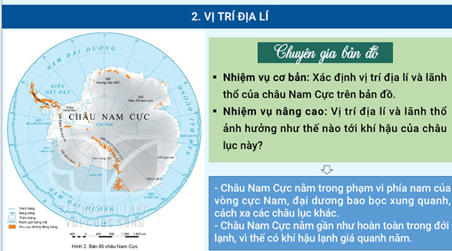 Giáo án Địa lí 7 Châu Nam Cực