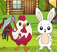 Giáo án mầm non: Truyện Cáo, thỏ và gà trống