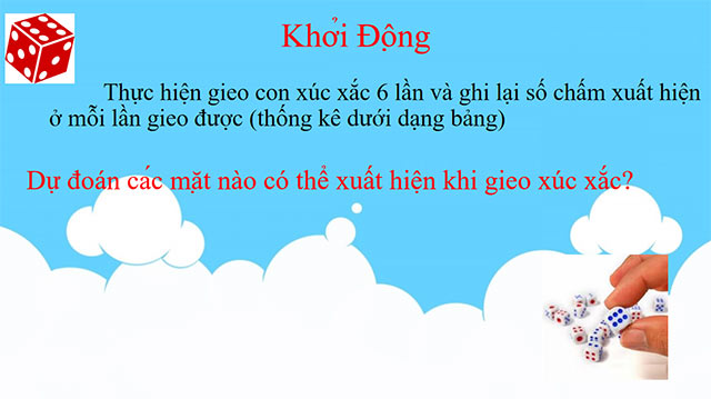 PowerPoint Toán 6 Bài 1: Phép thử nghiệm - Sự kiện