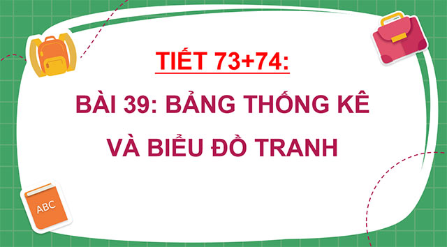 PowerPoint Toán 6 Bài 39: Bảng thống kê và biểu đồ tranh
