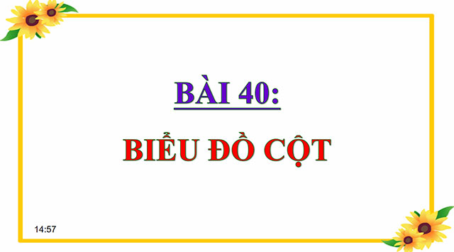 PowerPoint Toán 6 Bài 40: Biểu đồ cột