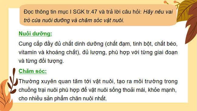 Giáo án Công nghệ 7 Bài 10