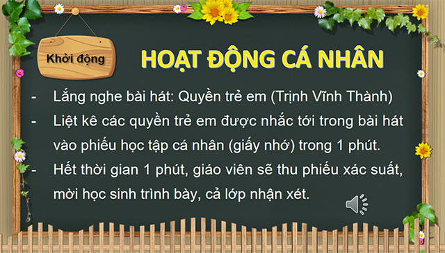 PowerPoint GDCD 6 Quyền cơ bản của trẻ em