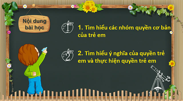 PowerPoint GDCD 6 Quyền cơ bản của trẻ em