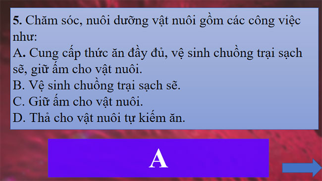 Giáo án Công nghệ 7 Ôn tập chương 3