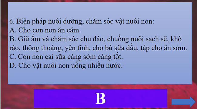 Giáo án Công nghệ 7 Ôn tập chương 3