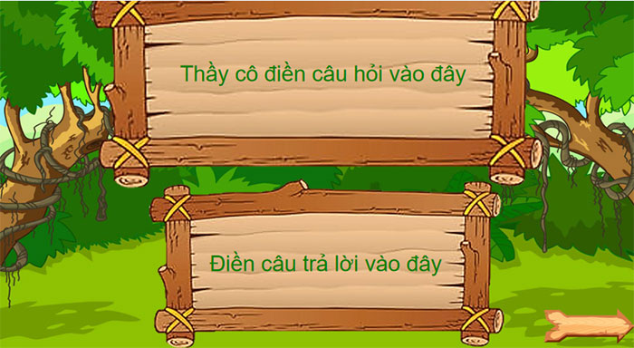 Game PowerPoint Bảo vệ rừng xanh