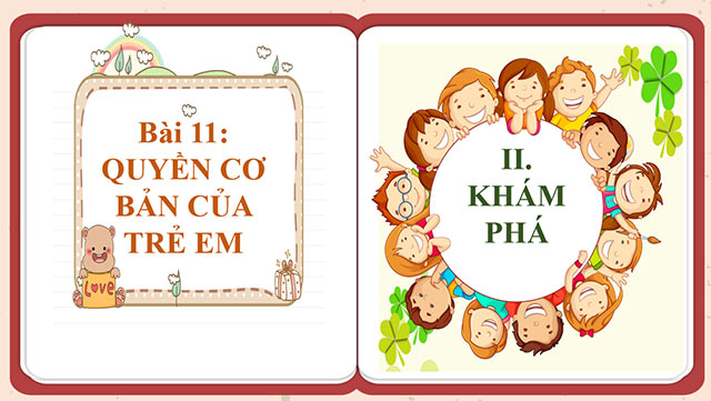 PowerPoint GDCD 6 Quyền cơ bản của trẻ em