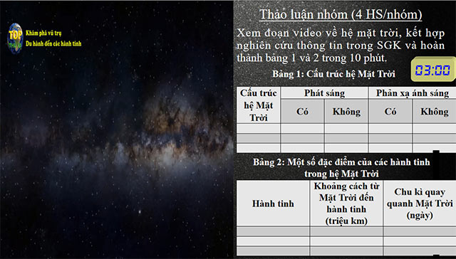 PowerPoint Khoa học tự nhiên 6 Hệ mặt trời và ngân hà