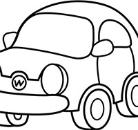 Giáo án mầm non: Tô màu hình ô tô