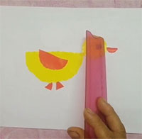 Giáo án mầm non: Xé dán con vịt