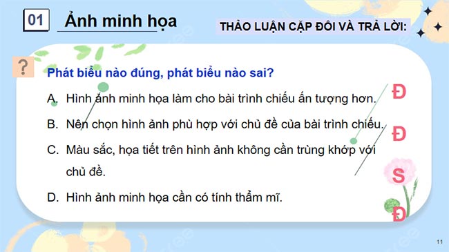 Định dạng đối tượng trên trang chiếu