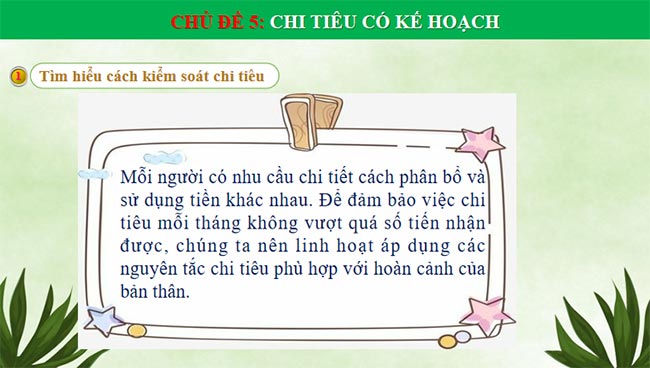 Chi tiêu có kế hoạch
