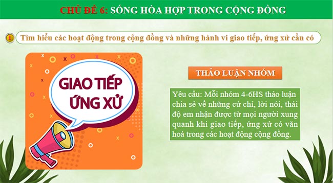 Sống hòa hợp trong cộng đồng
