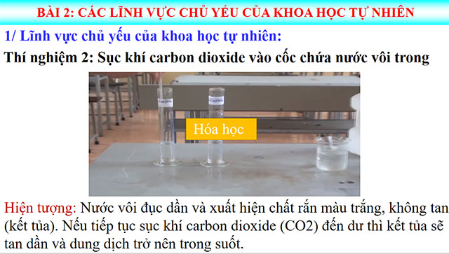 PowerPoint Khoa học tự nhiên 6 Các lĩnh vực chủ yếu của khoa học tự nhiên