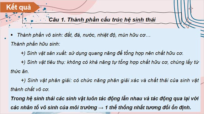 Giáo án PowerPoint Khoa học tự nhiên 8 Bài 44