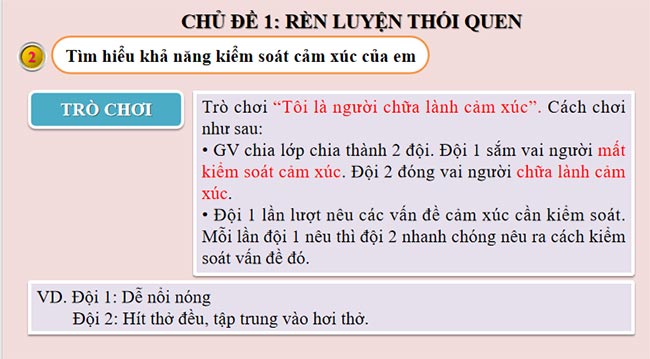 Rèn luyện thói quen